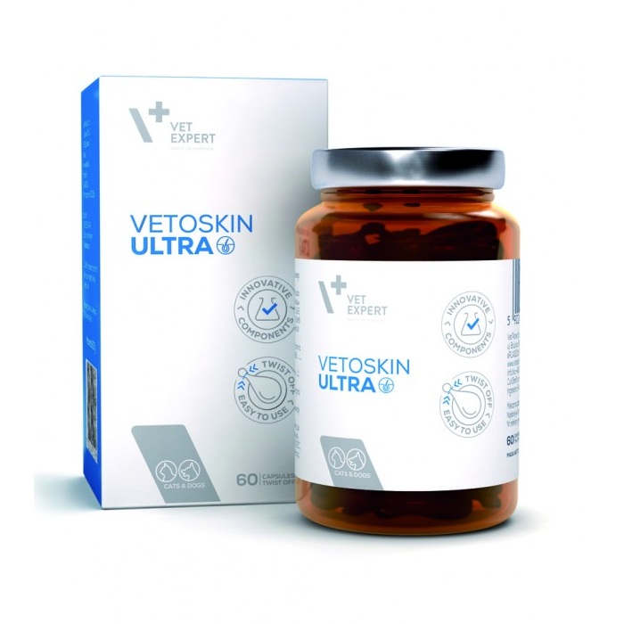 Vetoskin Ultra Twist Off, 60 capsule, Vetexpert