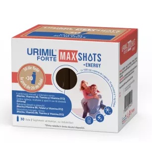 Urimil Forte Max Shots, 20+10 fiole, Naturpharma