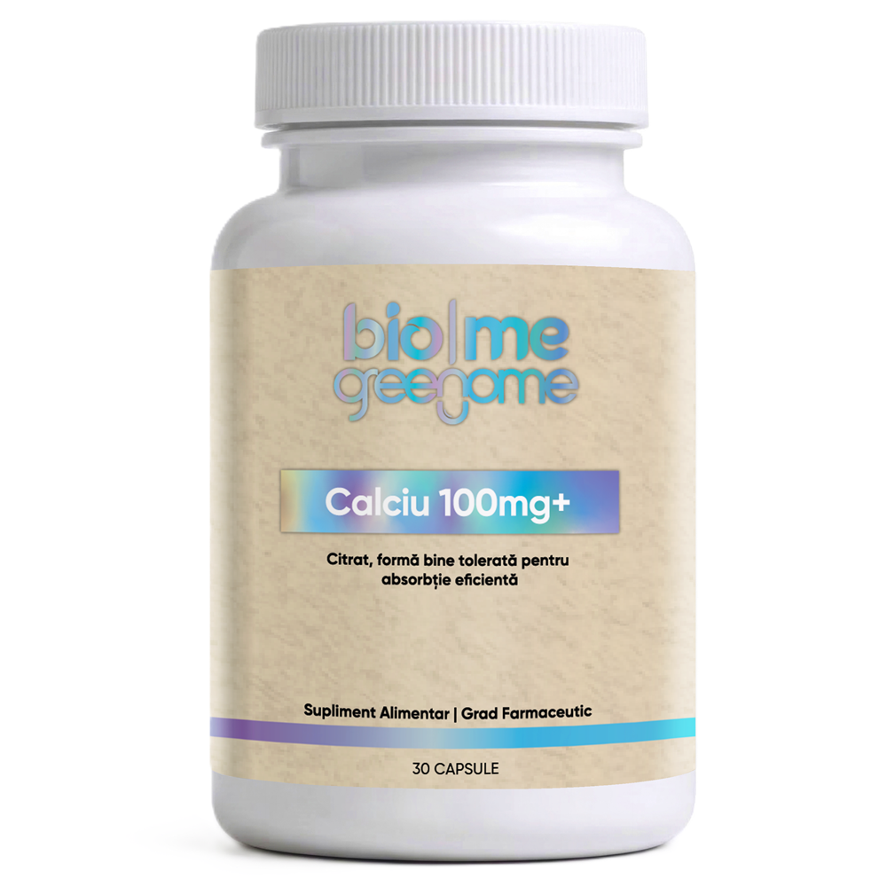Calciu Citrat, 100mg+, 30 capsule, Biome