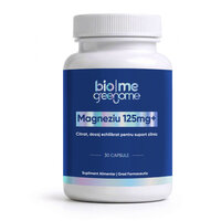Magneziu Citrat, 125mg+, 30 capsule, Biome