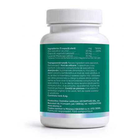 Zinc Picolinat, 22mg+, 30 capsule, Biome 728198