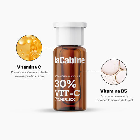 Tratament pentru fata cu 30% vitamina C Advanced, 10 fiole x 2 ml, La Cabine 716020