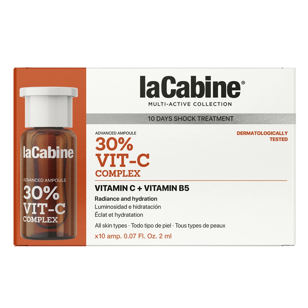 Tratament pentru fata cu 30% vitamina C Advanced, 10 fiole x 2 ml, La Cabine