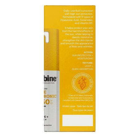 Crema fluida cu protectie solara SPF 50 5X Pure Hyaluronic, 30 ml, La Cabine 716444