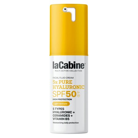 Crema fluida cu protectie solara SPF 50 5X Pure Hyaluronic, 30 ml, La Cabine