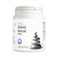 Seleniu Natural, 200 mcg, 120 comprimate filmate, Alevia