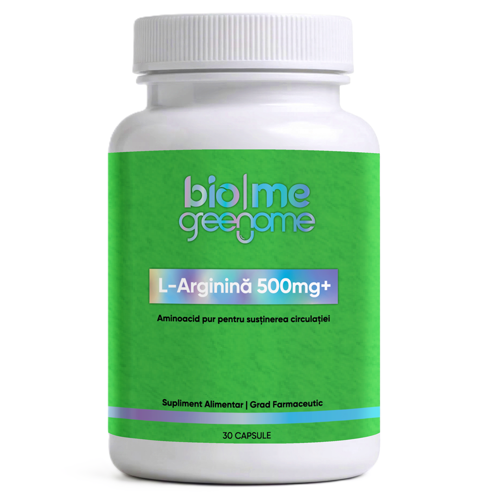 L-Arginina, 500mg+, 30 capsule, Biome