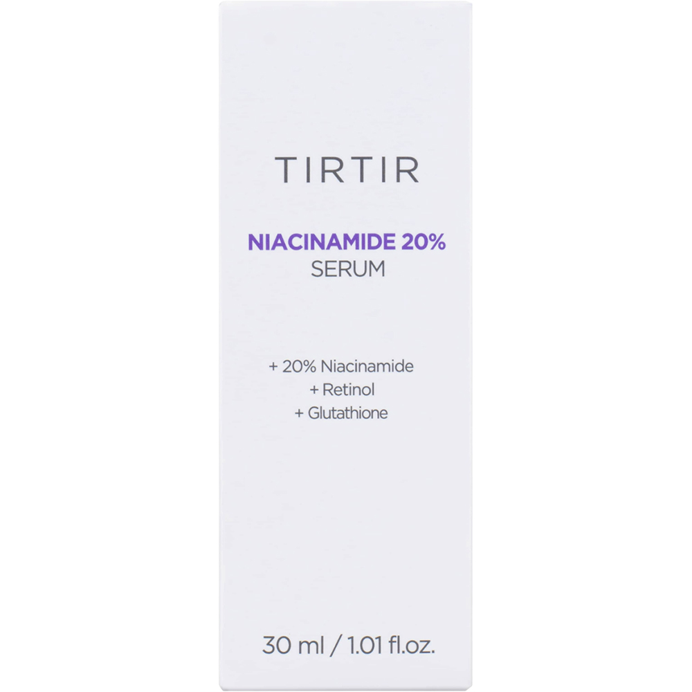 Ser de fata cu 20% niacinamide si retinol, 30 ml, Tirtir