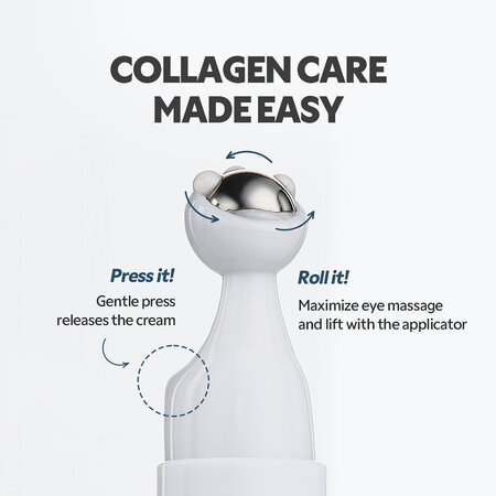 Crema de ochi cu colagen vegetal, peptide si adenozina Collagen Lifting, 15 ml, Tirtir 716077