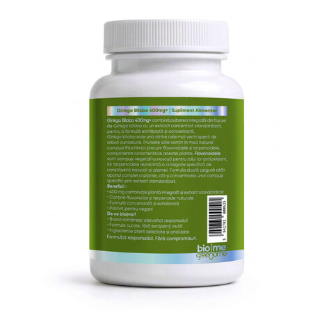 Ginkgo Biloba, 30 capsule, Biome 728287