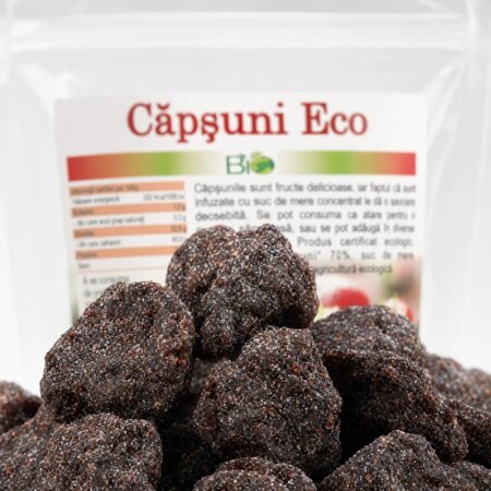 Capsuni eco cu suc de mere, 135 g, Deco Italia 716107