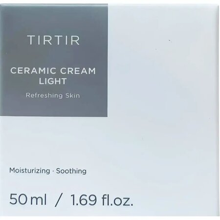 Crema de fata hidratanta cu prebiotice si acid hialuronic Ceramic Cream Light, 50 ml, Tirtir 716123