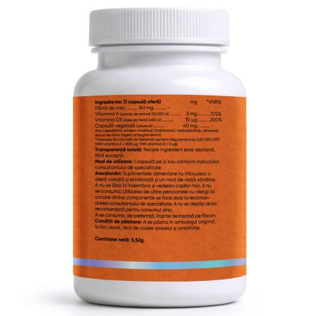 Vitamina A 10.000UI si D3+, 30 capsule, Biome 716158