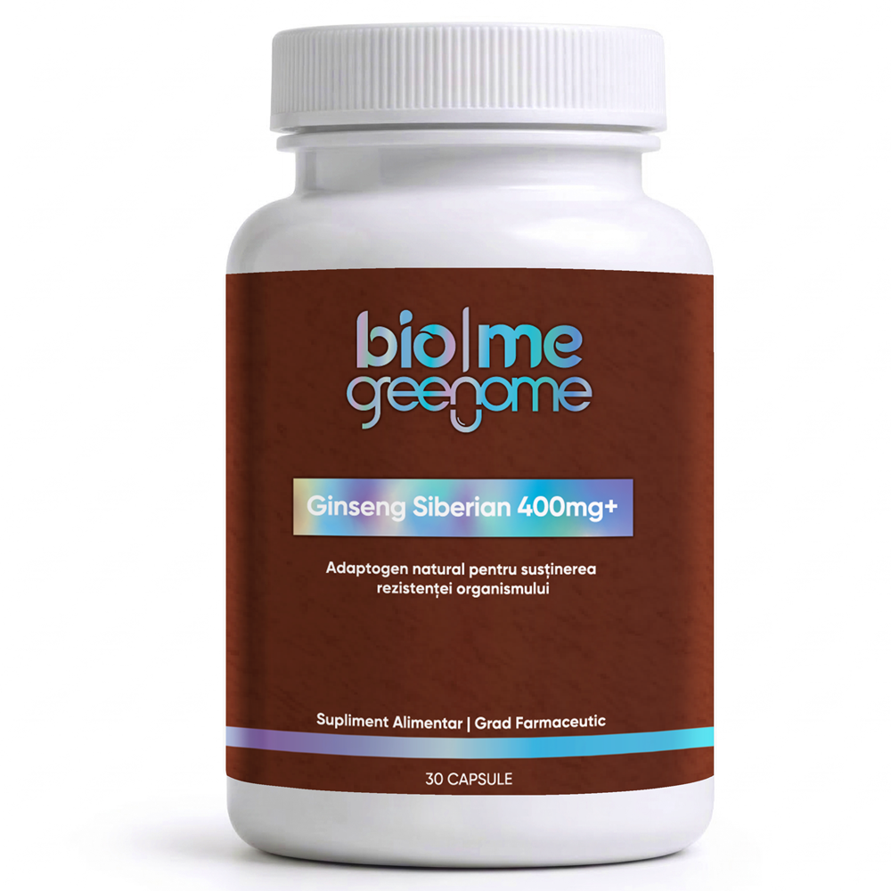 Ginseng Siberian, 400mg+, 30 capsule, Biome