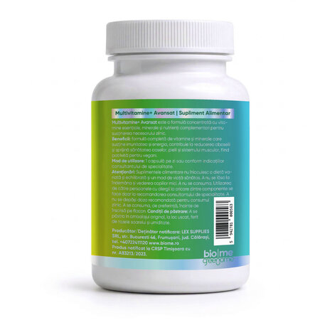 Multivitamine+ Avansat, 30 capsule, Biome 728418