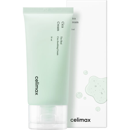 Crema hidratanta cu centella asiatica si niacinamida The Real Cica, 50 ml, Celimax 716205