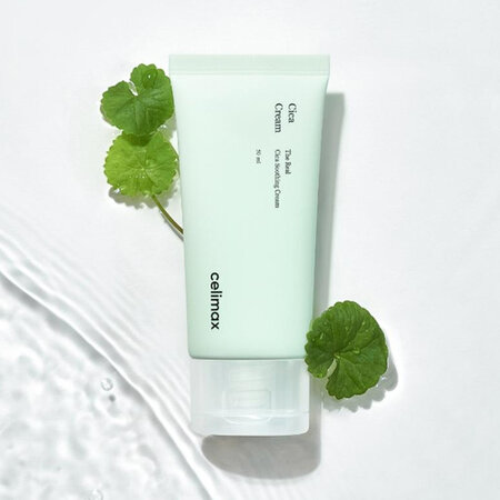 Crema hidratanta cu centella asiatica si niacinamida The Real Cica, 50 ml, Celimax 716206