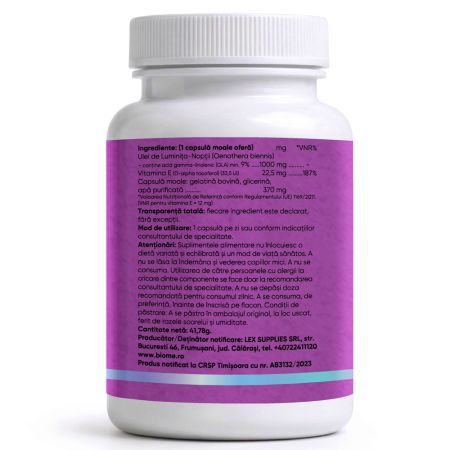 Luminita Noptii, 1000mg+, 30 capsule, Biome 716225