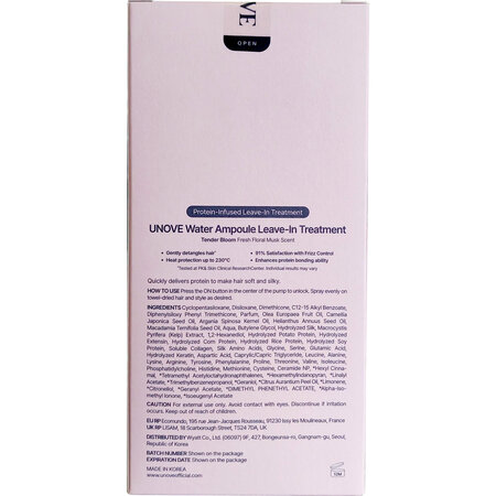 Spray leave-in cu protectie termica Water Ampoule Treatment, 200 ml, Unove 716243