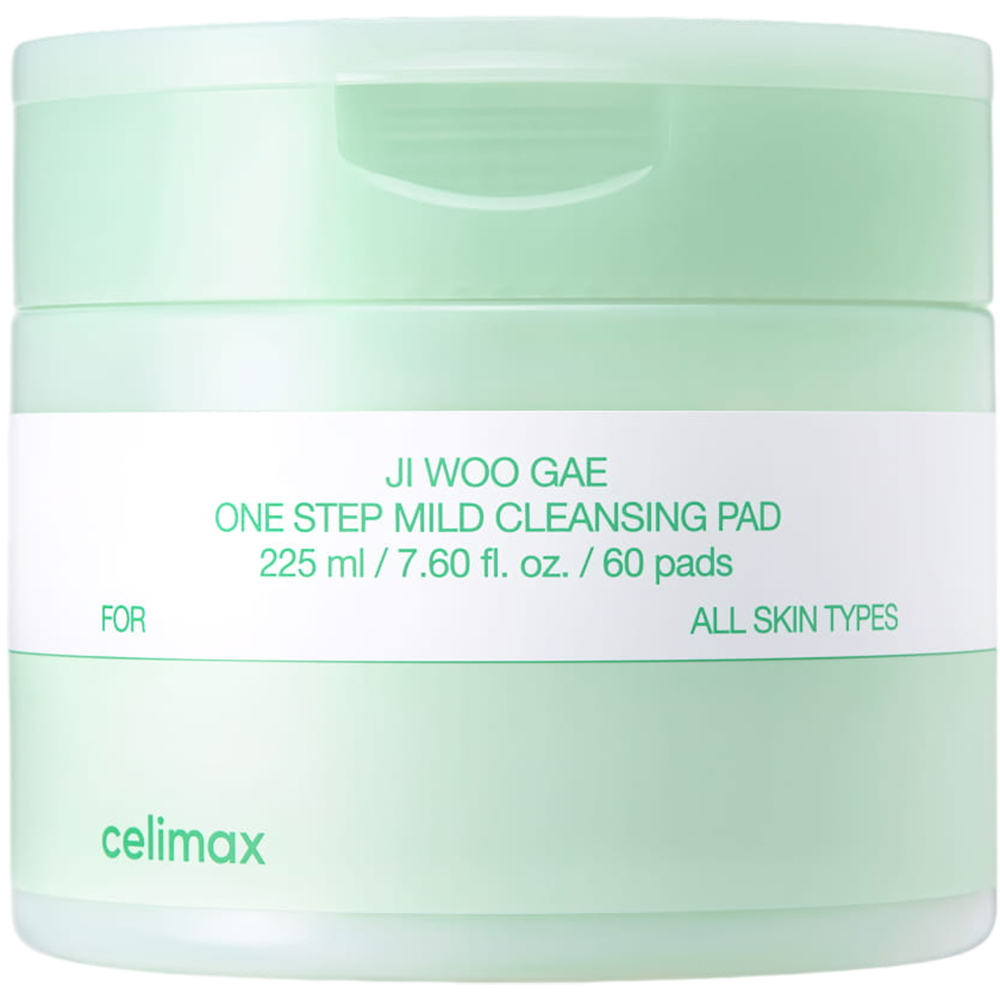 Dischete cu doua texturi pentru curatarea si hidratarea tenului Ji Woo Gae, 60 bucati, Celimax