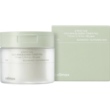 Dischete exfoliante cu acizi BHA, PHA si LHA Ji Woo Gae, 60 bucati, Celimax 716261