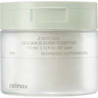 Dischete exfoliante cu acizi BHA, PHA si LHA Ji Woo Gae, 60 bucati, Celimax
