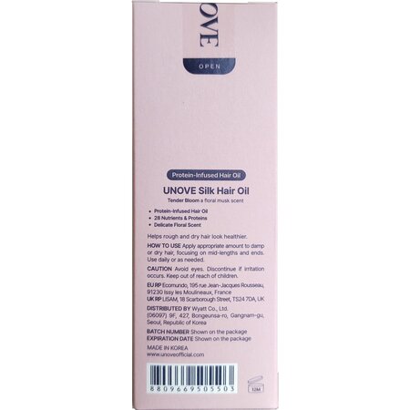 Ulei de par cu proteine si aminoacizi Silk Hair Oil, 70 ml, Unove 716323