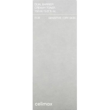 Toner hidratant cu 5 tipuri de ceramide Dual Barrier, 150 ml, Celimax 716345
