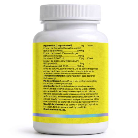 Boswellia si Turmeric+, 30 capsule, Biome 717068