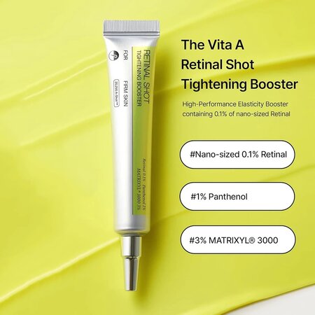 Serum concentrat cu 0.1% retinal, 3% matrixyl si 1% pantenol Vita-A Booster, 15 ml, Celimax 716413
