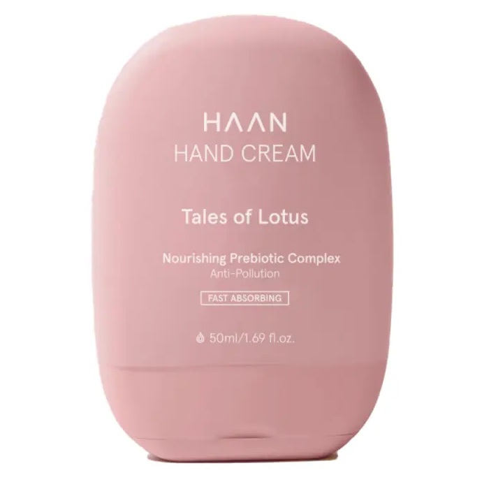 Crema hranitoare pentru maini cu complex prebiotic Tales of Lotus, 50 ml, Haan