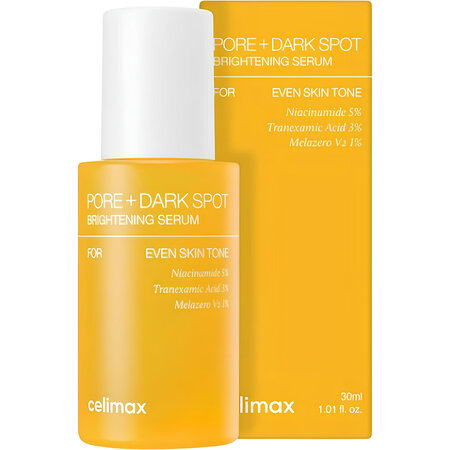 Serum concentrat pentru uniformizarea tenului si reducerea petelor Pore + Dark Spot, 30 ml, Celimax 716470