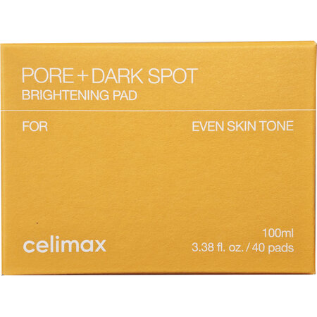 Dischete tonice pentru uniformizarea tenului si reducerea petelor Pore + Dark Spot, 40 bucati, Celimax 716481
