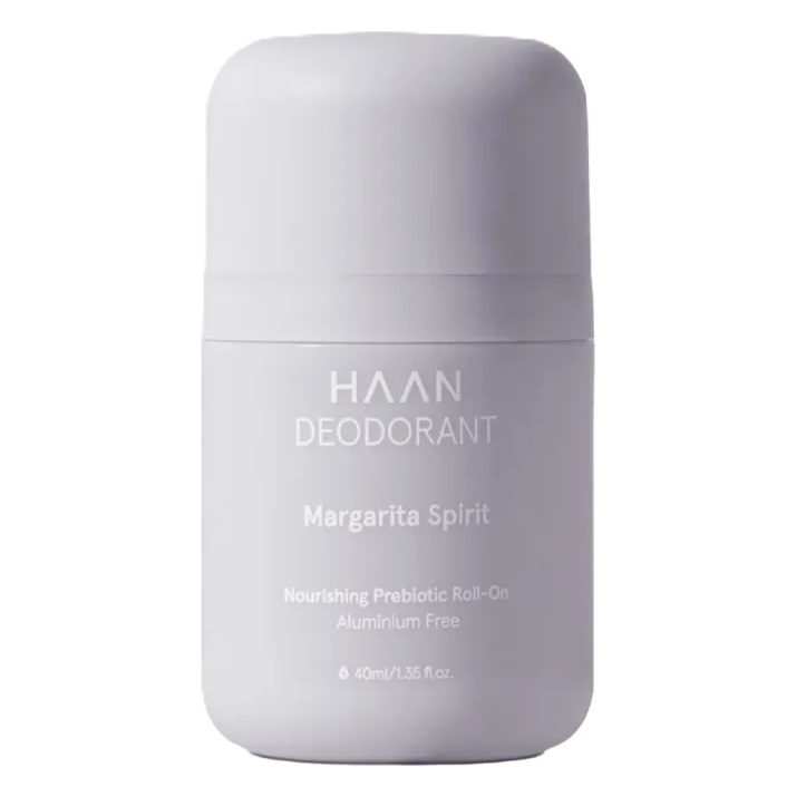 Deodorant roll-on cu prebiotice fara aluminiu Margarita Spirit, 40 ml, Haan