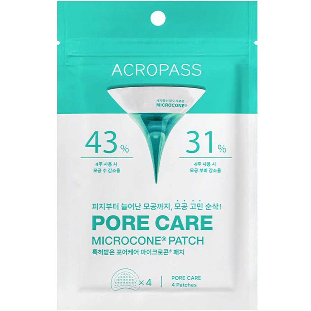 Plasturi cu microcone pentru pori dilatati Pore Care Microcone, 4 bucati, Acropass