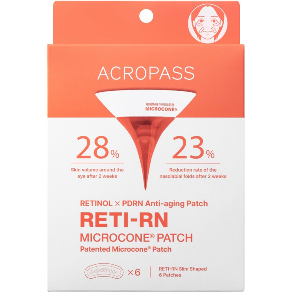 Plasturi cu microcone si retinol Reti-Rn, 6 bucati, Acropass