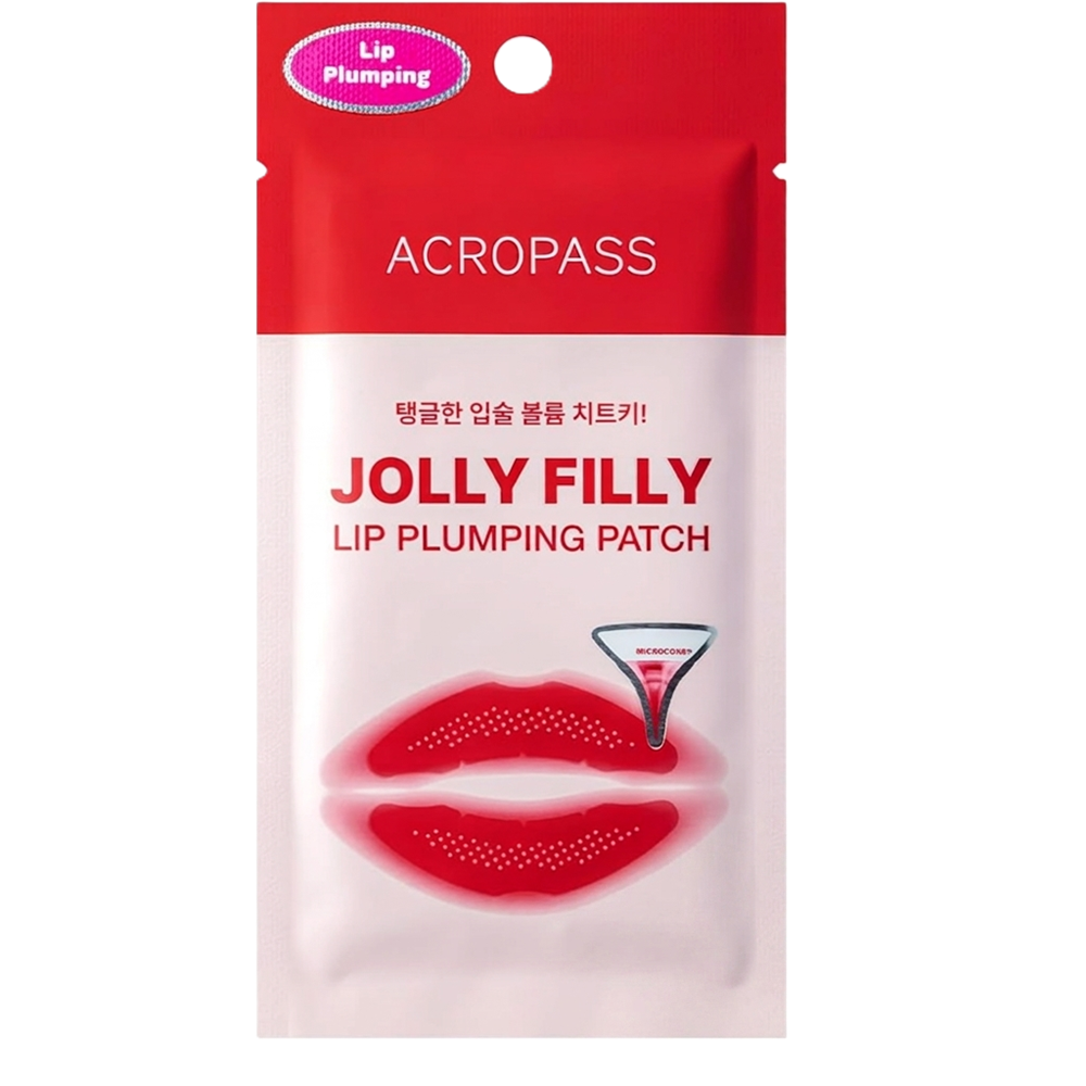 Masca hidratanta pentru buze cu efect de volum Jolly Filly, 2 bucati, Acropass