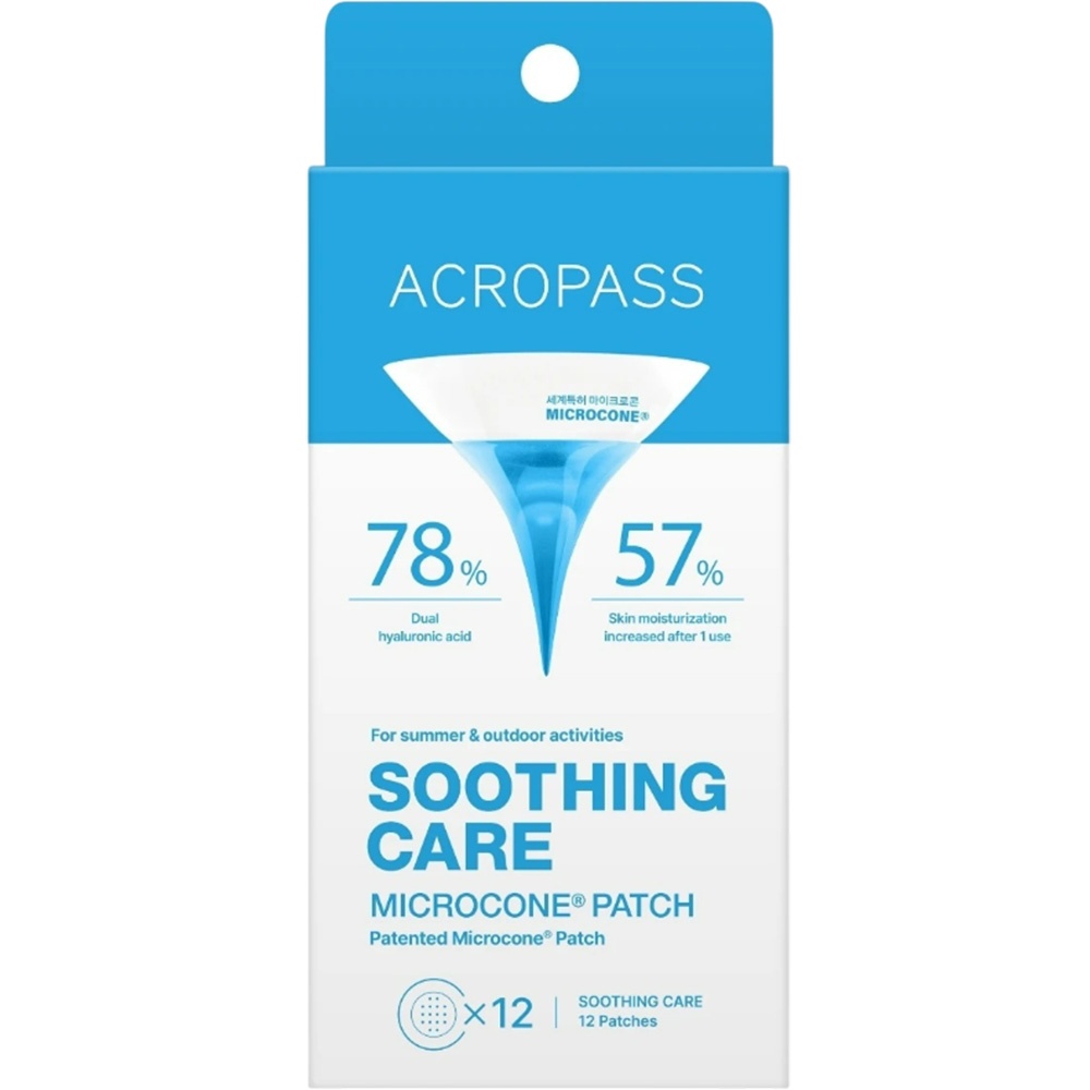 Plasturi calmanti cu micropone Soothing Care, 12 bucati, Acropass