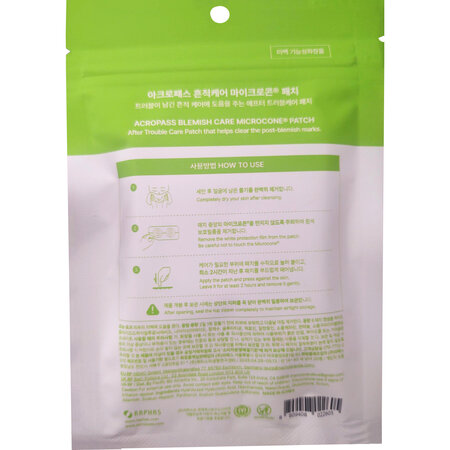 Plasturi anti-imperfectiuni cu microcone Blemish Care, 8 bucati, Acropass 716694