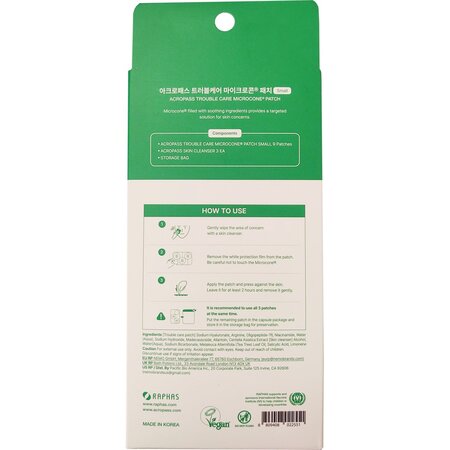 Plasturi anti-imperfectiuni cu microcone Trouble Care Small, 9 bucati, Acropass 716701