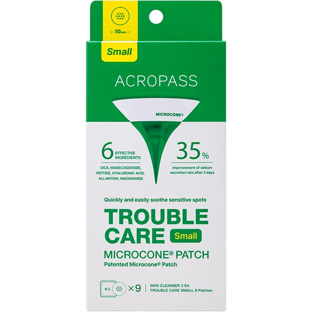 Plasturi anti-imperfectiuni cu microcone Trouble Care Small, 9 bucati, Acropass