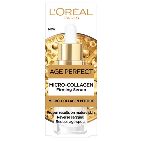Serum pentru fermitate cu micro-peptide de colagen Age Perfect Collagen Expert, 30 ml, LOreal 716755
