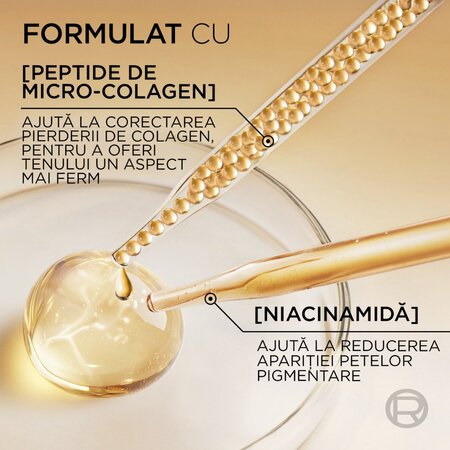 Serum pentru fermitate cu micro-peptide de colagen Age Perfect Collagen Expert, 30 ml, LOreal 716759