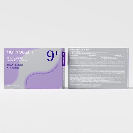 Plasturi pentru ochi cu colagen si NAD+ No.9, 5 perechi, Numbuzin 716874