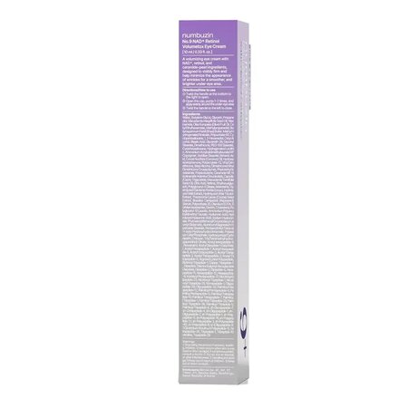 Crema pentru ochi cu retinol si NAD+ No.9 Volumetox, 10 ml, Numbuzin 716886