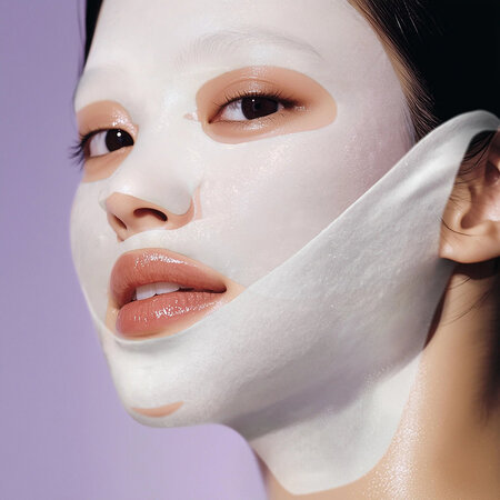 Masca servetel revitalizanta cu NAD+ pentru fata si gat No.9 Bio Lifting-sil, 20 ml + 28 ml, Numbuzin 716928