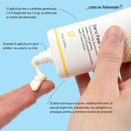 Crema de fata cu SPF 50 Zero Feel, 75 ml, Geek & Gorgeous 718692