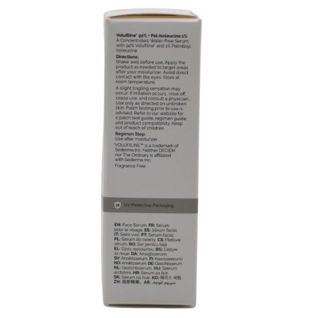 Serum pentru volum cu 92% Volufiline si 1% Pal-Isoleucine, 15 ml, The Ordinary 716997