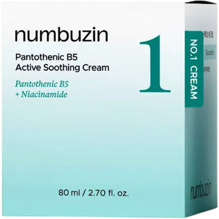 Crema calmanta si hidratanta pentru ten acneic No.1 Pantothenic B5, 80 ml, Numbuzin 717034