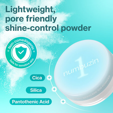 Pudra multifunctionala pentru reglarea sebumului No.1 Pantothenic Skincare 100, 7 g, Numbuzin 717079